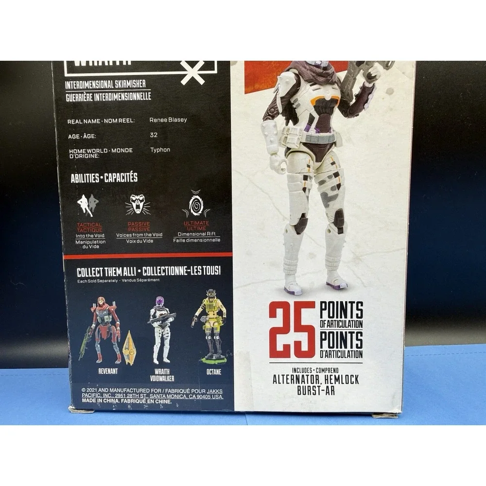 Jakks Pacific Apex Legends Wraith (Voidwalker Legendary Skin) 6